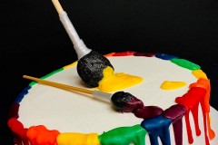 Paint Party Cake
