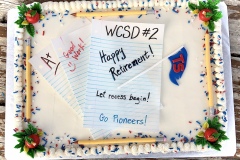 School Board Retirement Cake 2020